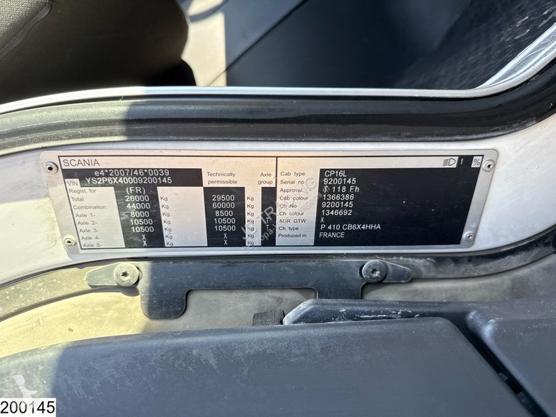 Camion Scania 410 6x4, EURO 6, Retarder, HIAB,...