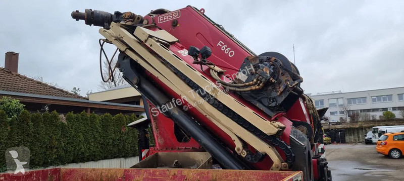 Lastbil Mercedes 8X8 FASSI 660 EINZELBER SEILWINDE