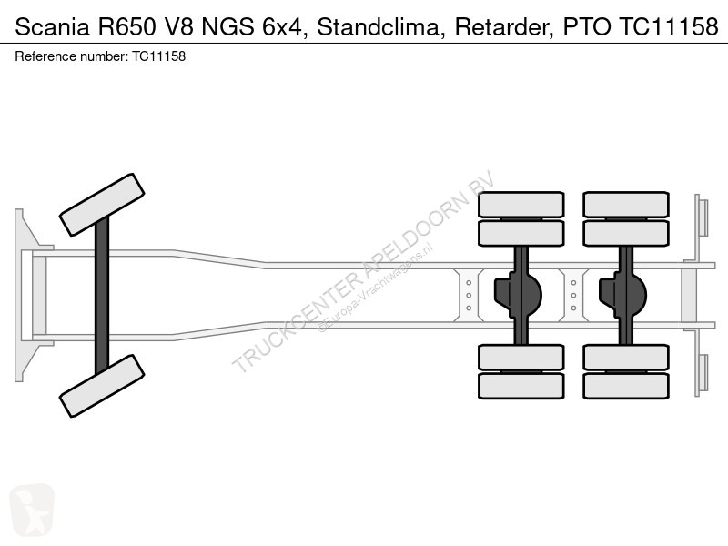 Camion Scania R650 V8 NS 6x4, Standclima,...