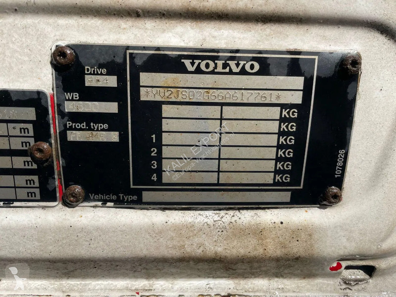 Lastbil Volvo 440 Chassis 8x4 Manual Gearbox...