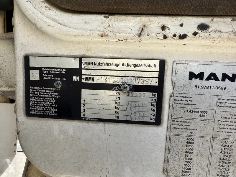Camion MAN 35.372 8X4 Tipper Spring/Spring Z...
