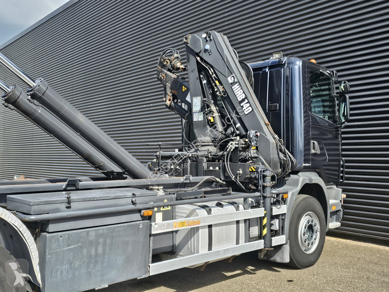 Camion Scania 340 6x2 / HIAB CRANE + 25T HOOKLIFT