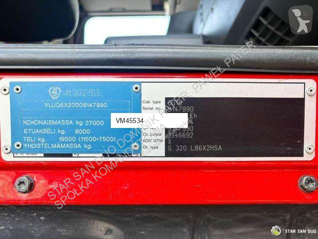 Kamion Scania D 320 FIRE BRIGADE Tank 12,000...