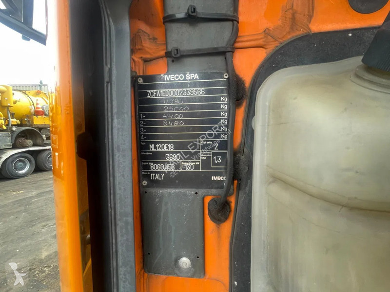 Kamion Iveco 120E18 Pesi SE85 Crane Open Box...