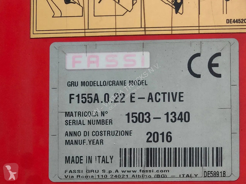 Kamion Iveco 310 Euro6 + FASSI F155 A.022 E-Active