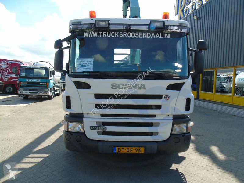 Kamion Scania P 380 + PAFINGER PK18.500 5x...