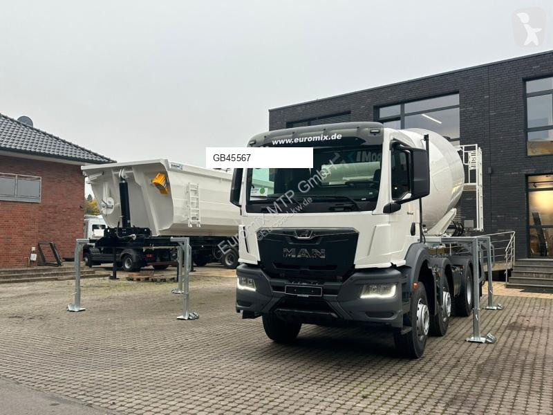 Lastbil MAN TGS 8x4 WECHSELSYSTEM KIPPER+MISCHER