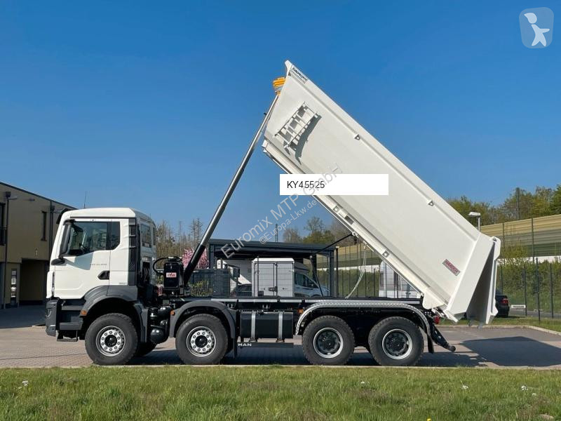 Lastbil MAN TGS 35.470 BB 8X4 Mulden Kipper 10X...