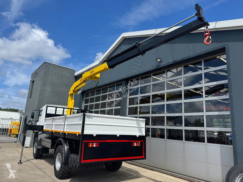 Kamion Mercedes 1725 4x4 Flatbed with Hyva...