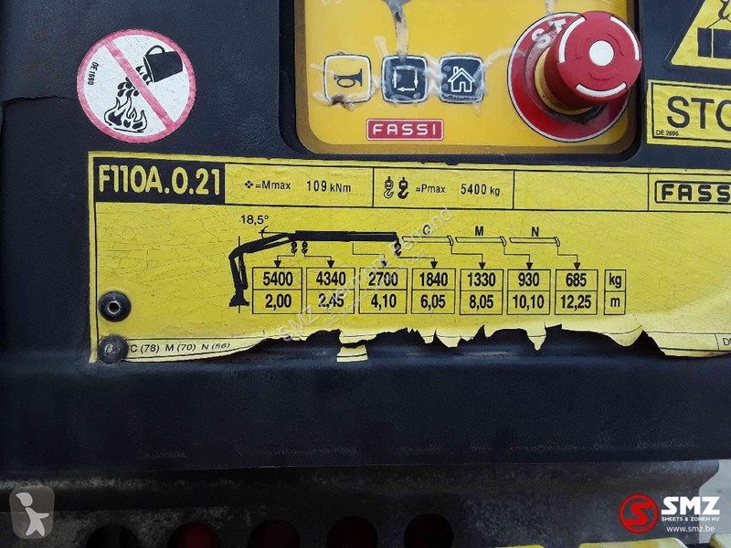 Kamion Mercedes 1833 Fassi f 110a 284000km...
