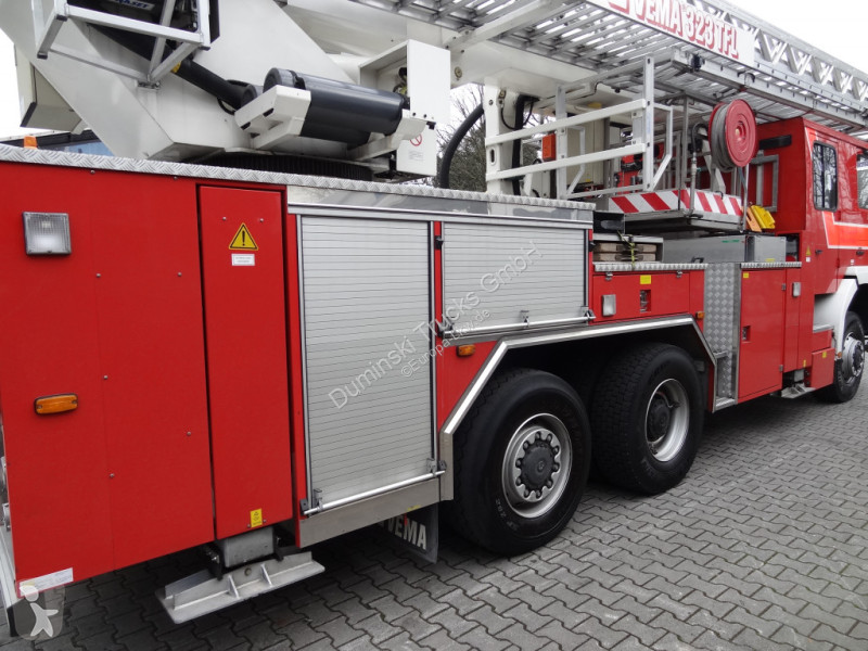 Lastbil MAN FE 410 6X6 Feuerwehr Vema Lift 32...