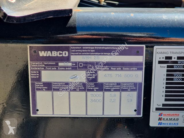 Camión Mercedes AMAG WBH 25 / Umsetzer / Wiesel...