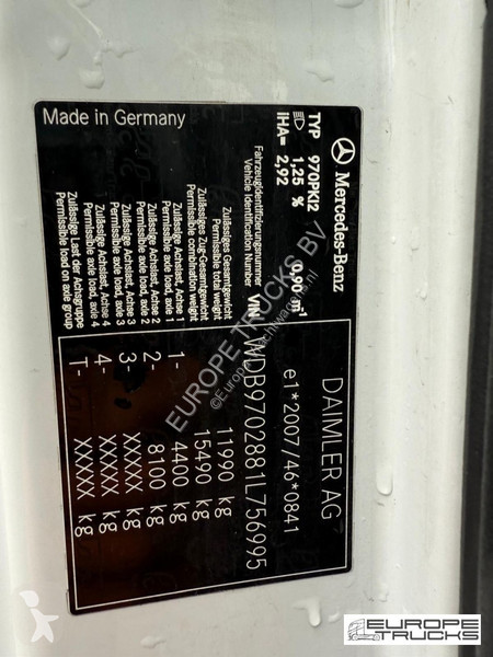 Camion Mercedes 1218 Steel/Air - EPS 3 Ped -...