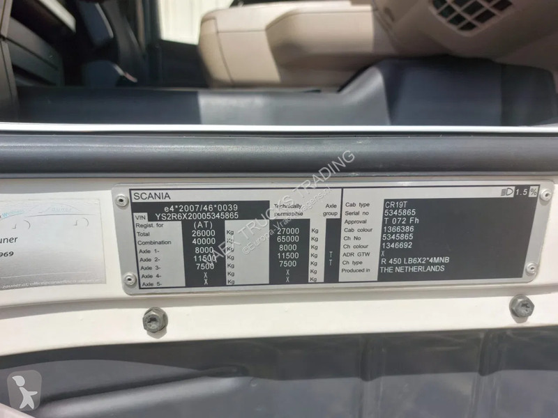Vrachtwagen Scania Topline 6x2*4 - Special alu...