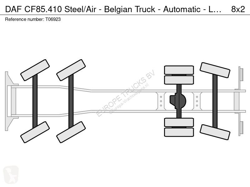 Camion DAF 410 Steel/Air - Belgian Truck -...