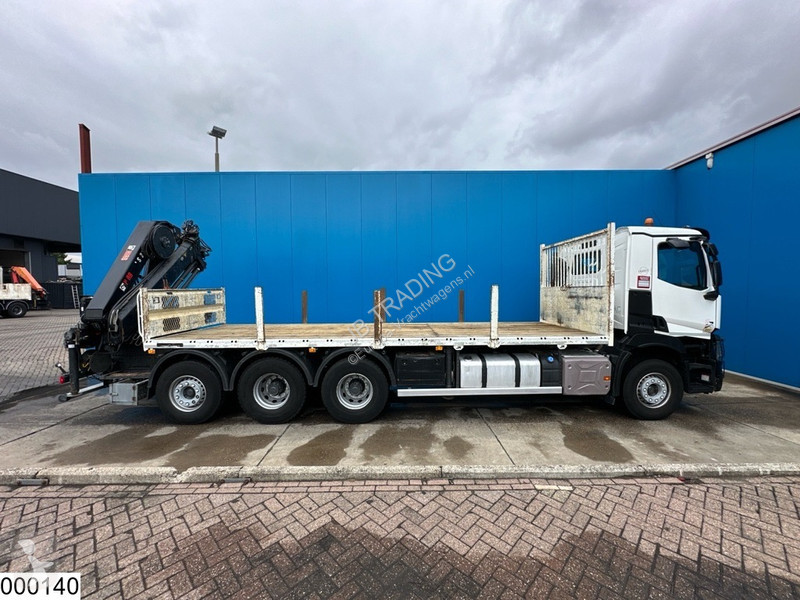 شاحنة Renault C 430 8X4, EURO 6, HIAB, Remote