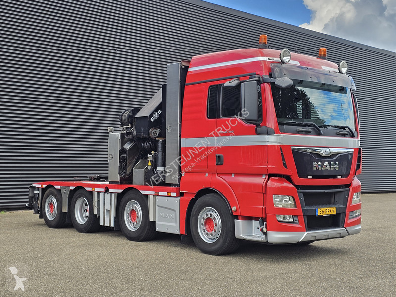 جرار MAN 37.480 8x2-6 / HMF 85 t/m CRANE / KRAN