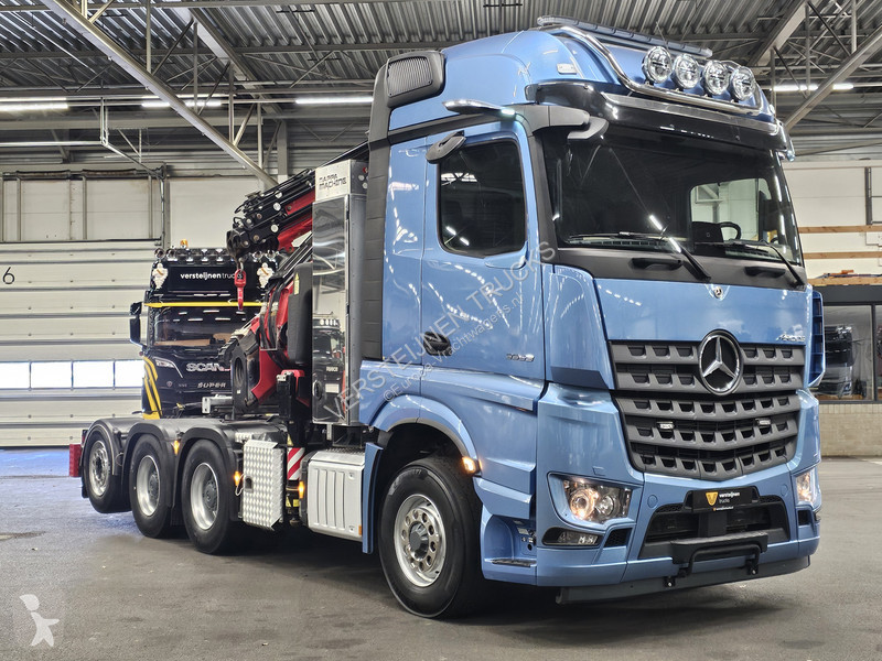 شاحنة Mercedes 3353 8x4 / FASSI 71 T/M + JIB /...