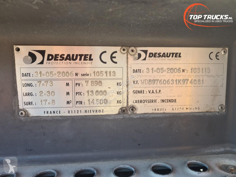 Mercedes 1325 2.000 ltr - 125 Foam -Brandweer,...