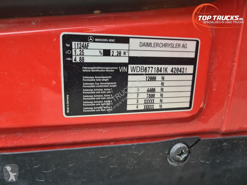 شاحنة Mercedes AF 4x4 - 1.800 ltr - 600 ltr...