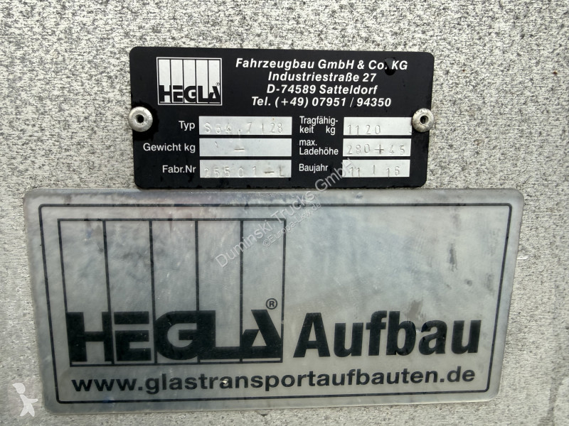 Mercedes 818 Hegla Glasreff truck