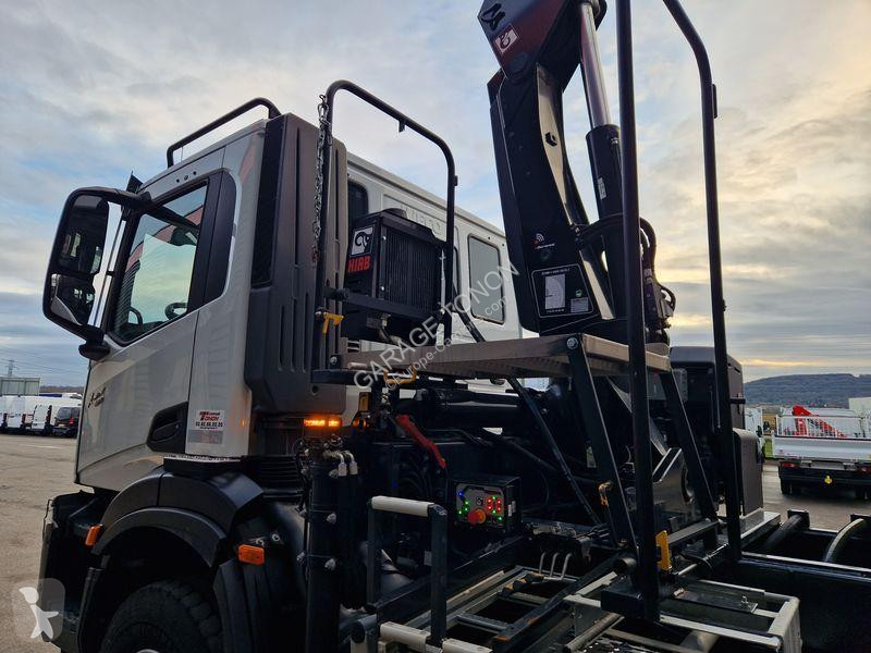 شاحنة Iveco 480 BI-BENNE + GRUE