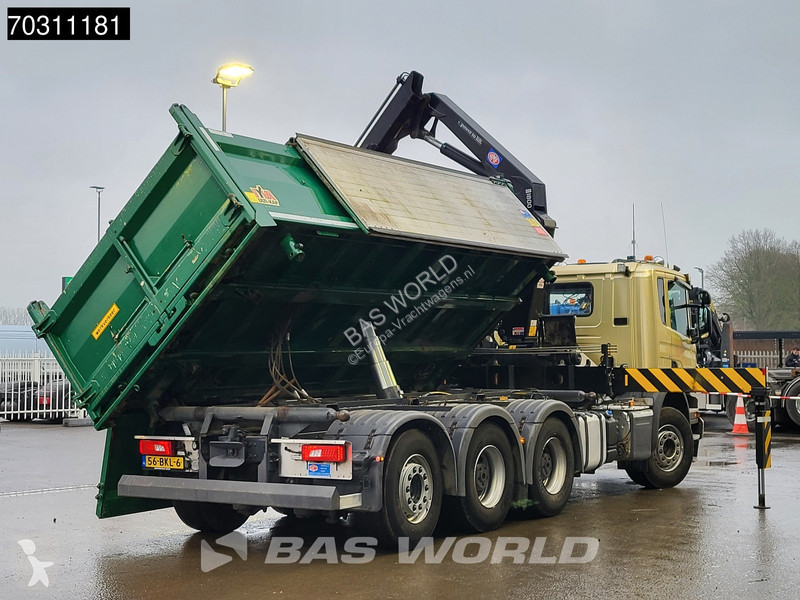 شاحنة Scania P410 P 8X4 N-Truck HMF 1800K3 Kran...