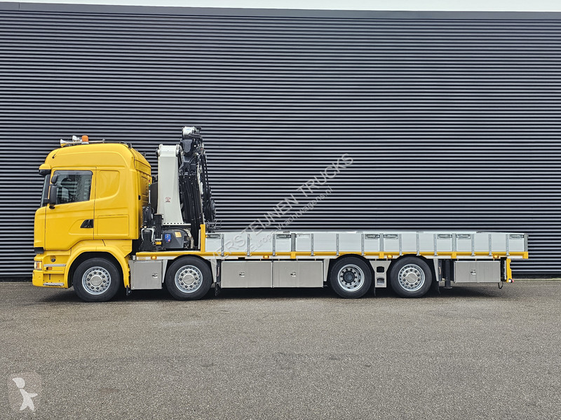 شاحنة Scania R490 8X2/6 / HMF 50TM + JIB / N-TRUCK
