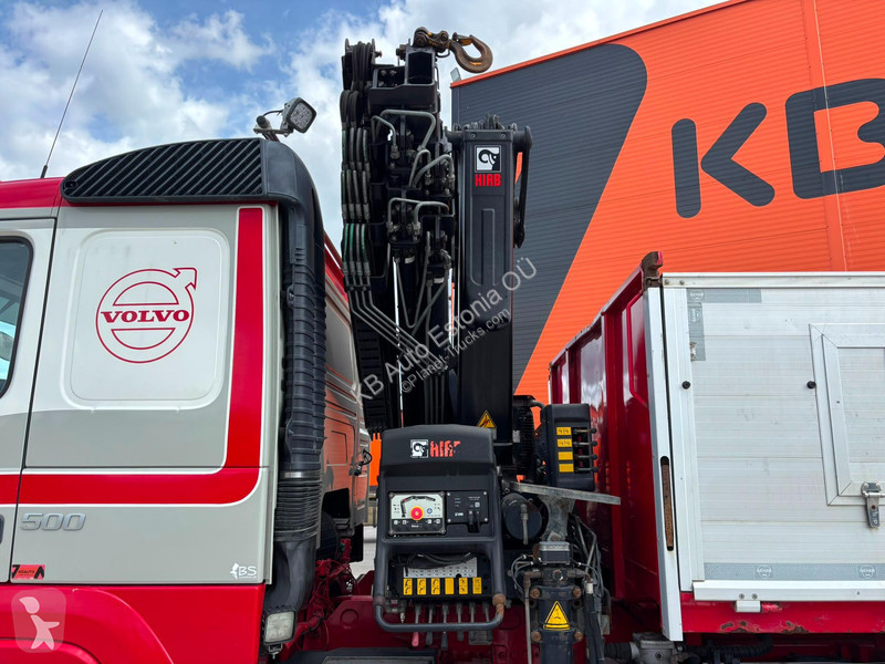 شاحنة Volvo 500 8x4*4 HIAB 144E-5 / BOX L=5992 mm
