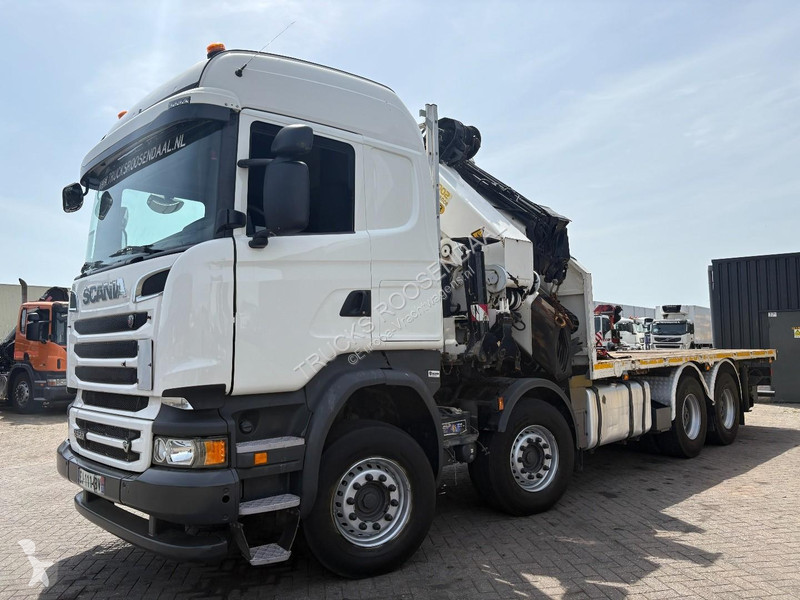 شاحنة Scania R 520 V8 + PAFINGER 72002 6X + JIB...
