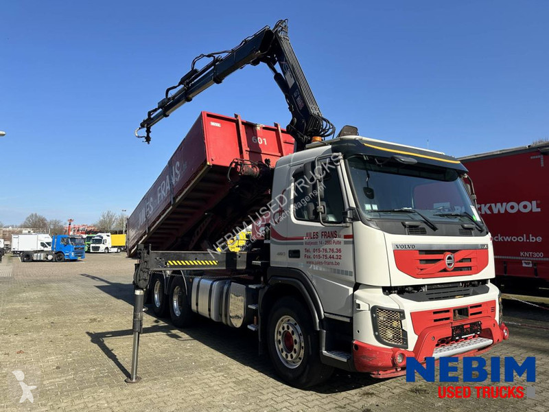 Camión Volvo 460 8X4 tridem - HIAB X-Hipro 166...