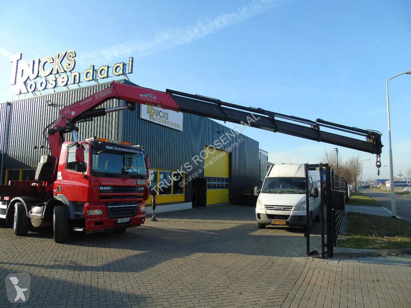 شاحنة DAF 85510 + FASSI 80TON 6x + 8X2 + EURO 5...