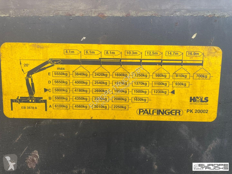 شاحنة DAF 380 Full Steel - Manual - Palfinger...