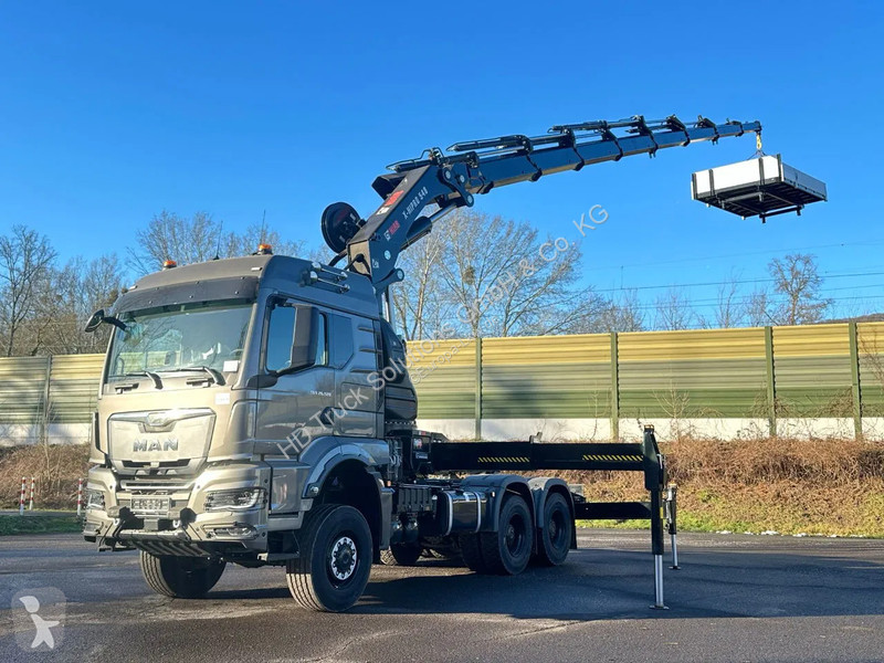 شاحنة MAN 33.540 MAN  33.540 6x6 Kran Kran Hiab...