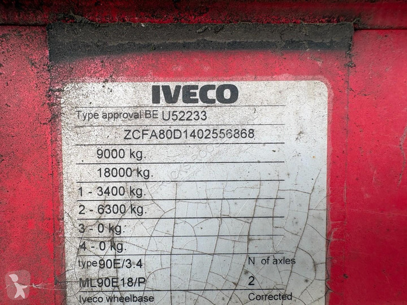 شاحنة Iveco EUROCARGO 90E18 + EURO 5 + LOW KM +...
