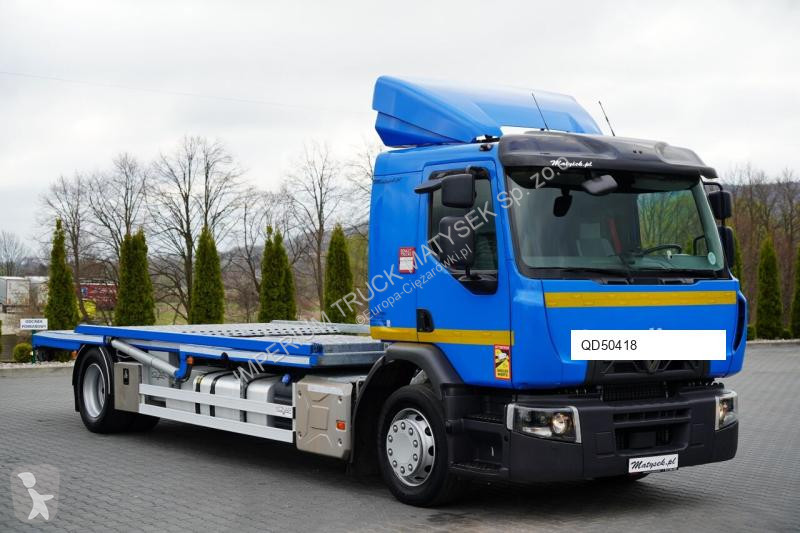 شاحنة Renault D WIDE 380 DE11 / 4X2 / LAWETA 8...