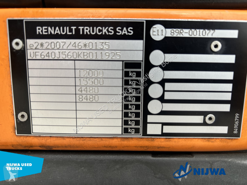 شاحنة Renault D12 240 4x2 Laadklep 1500KG +...