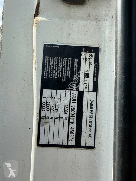 Camion Mercedes 1840 Long Chassis V6 Big Axle...