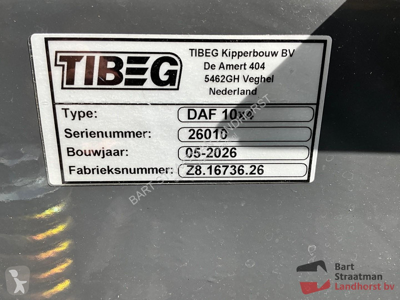 Lastbil DAF 480 10x4 mid-lift bladgeveerd met...