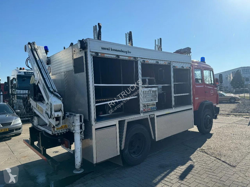 شاحنة Mercedes 4X2 FIRE TRUCK HIAB 050A ONLY...