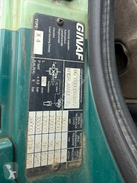 Camion Ginaf X 4446 TS 510 EURO 5 8X8