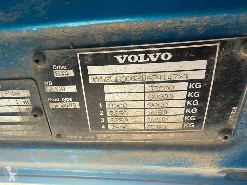 شاحنة Volvo 500 8X4 + HIAB HOOKLIFT