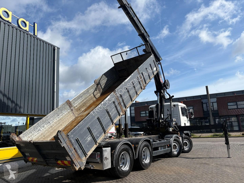 شاحنة MAN 35.440 + HIAB 322 E-7 HIPRO + TIPPER...