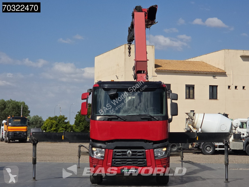 شاحنة Renault C 380 6X2 Grua HMF 4020 6x...