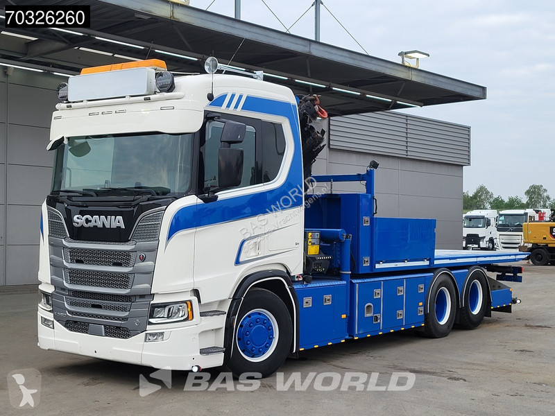 شاحنة Scania R580 R 6X2 Abschleppwagen alfinger...