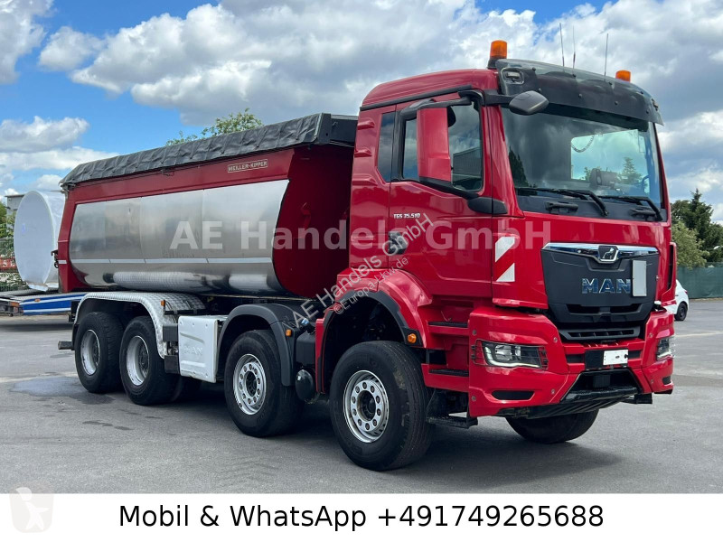 شاحنة MAN 35.510 8x4 BB Meiller 17m³ Thermo...