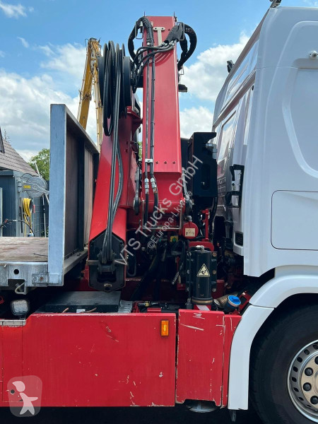 شاحنة Scania 410 6x2 BDF-ritsche mit Fassi...