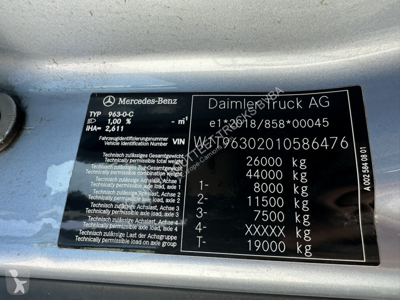 شاحنة Mercedes Actros 2548 L 6x2 Actros 2548 L...