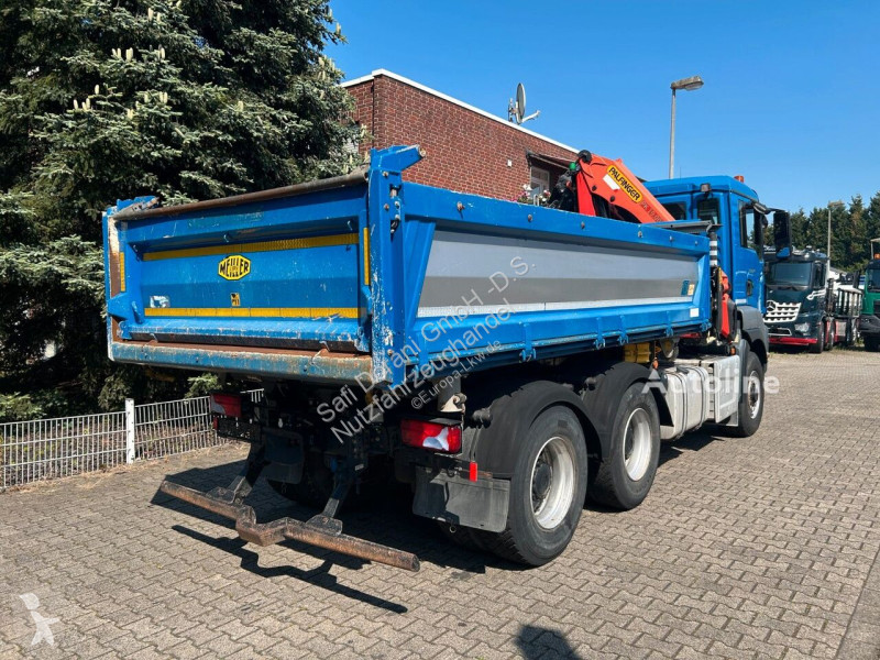 شاحنة MAN 26.500 3Skipper + PK19001 Kran 6x6...