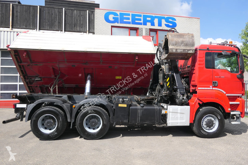 شاحنة MAN TGS | 6X6 | 2 Side Tipper + Hydraulic...